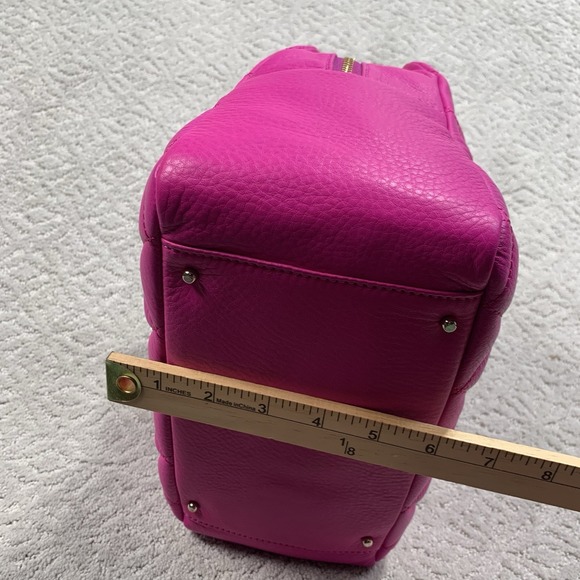 Kate Spade Elizabeth Gold Coast Quilted Leather Satchel Hot Fuchsia NWT - Picture 8 of 9